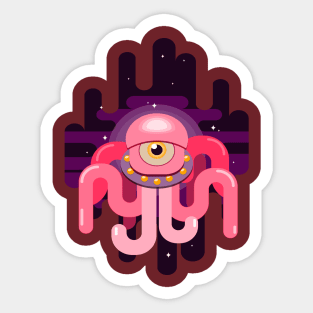 Space Aliens Sticker